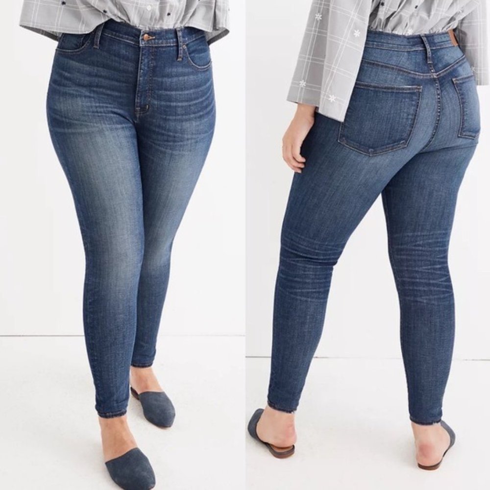 Madewell 10" High-Rise Skinny Jeans: Adjustable Edition Size 37 - Picture 2 of 16
